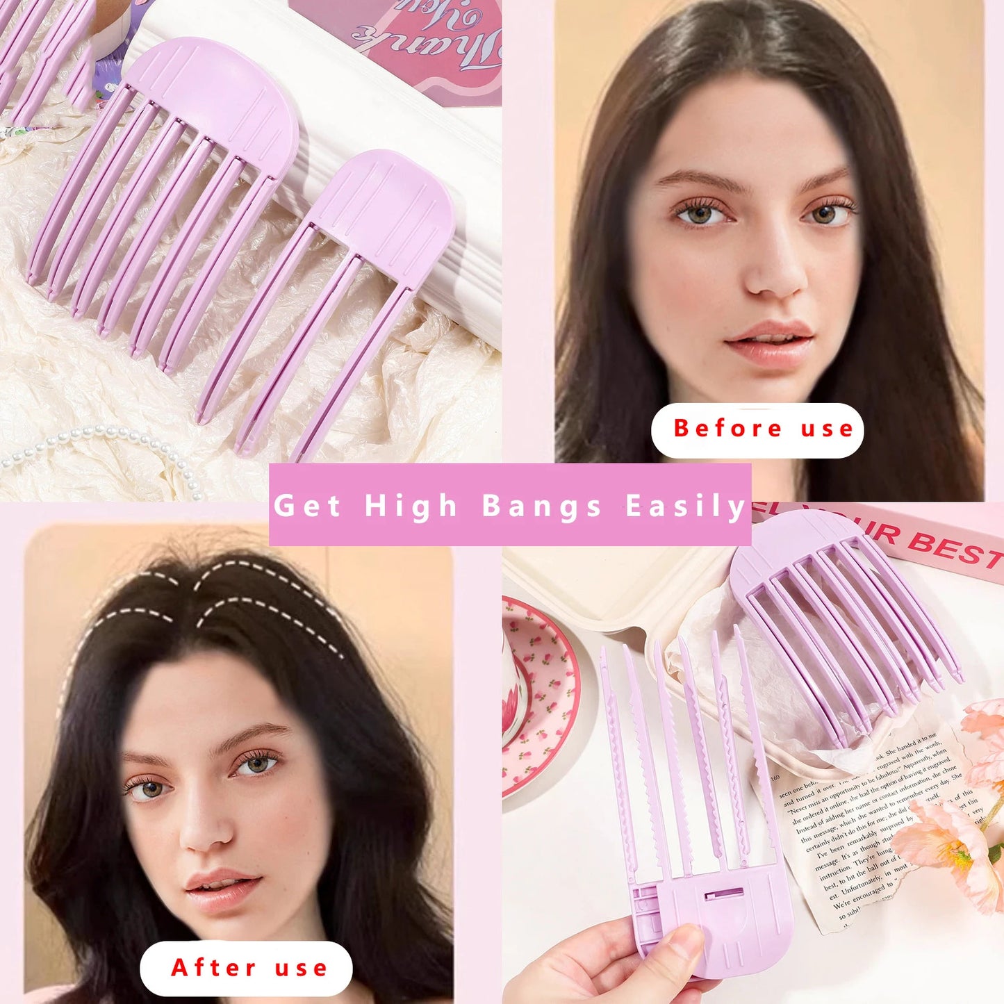 High Skull Artifact No Trace Hair Clip 3