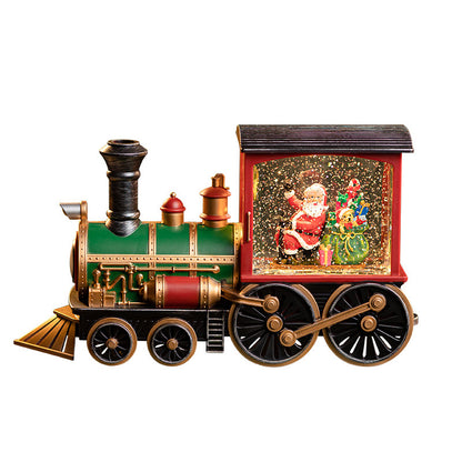 Christmas Gift Christmas Eve Music Box Train Music Box Crystal Ball Ornaments 3