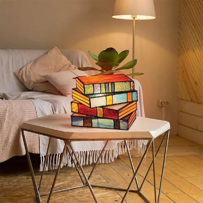 Stacked Books Lamp 3