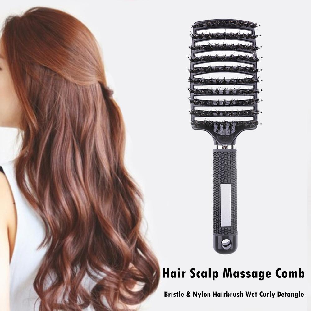 Detangler Bristle Nylon Hairbrush 3