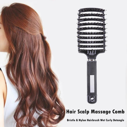 Detangler Bristle Nylon Hairbrush 3