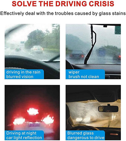 Car Glass Oil Film Cleaner - Safety and Long-term Protection 2