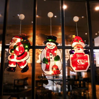Christmas Window Hanging Lights 3