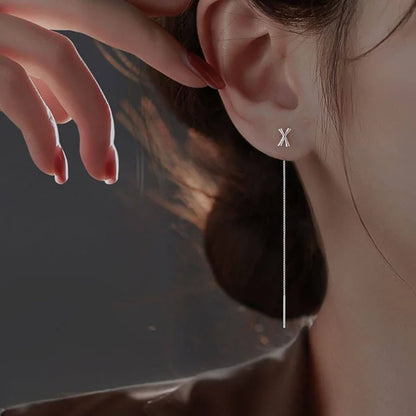 Shiny Alphabet Earrings (Pair) 3