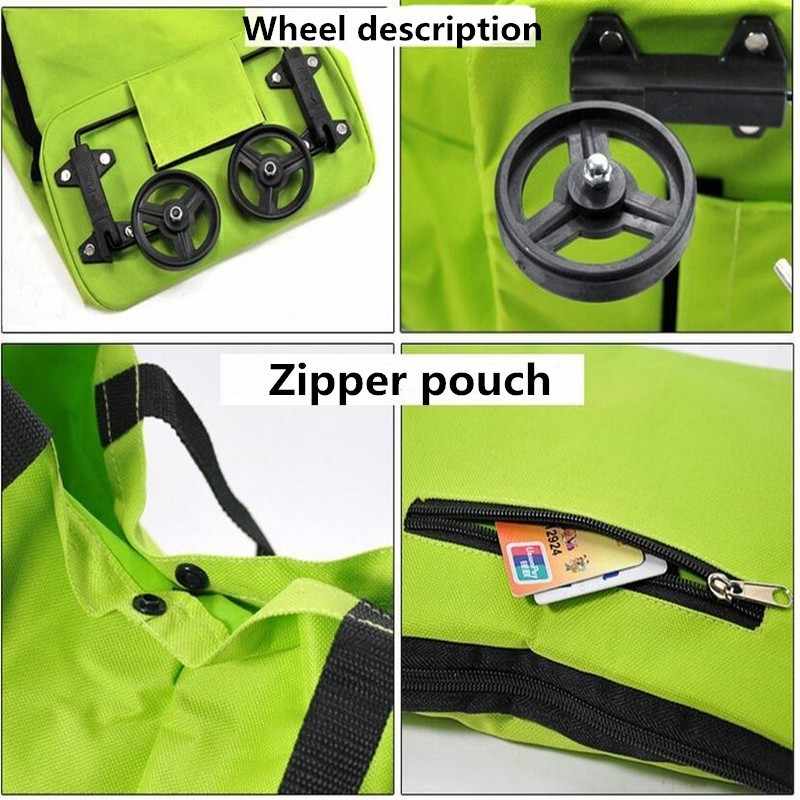 Portable Foldable Shopping Cart 3