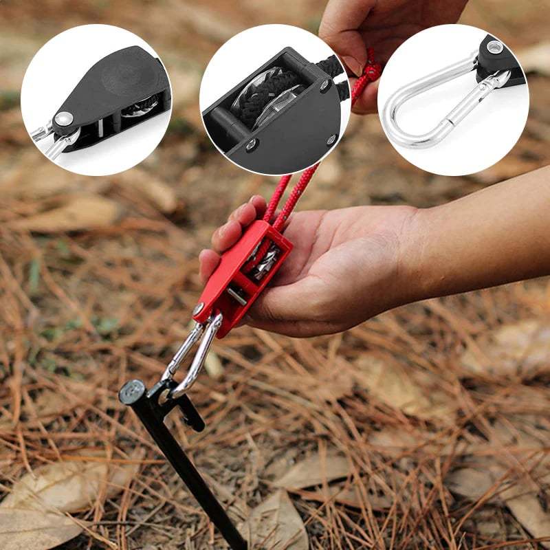 Adjustable Camping Rope Pulley 3