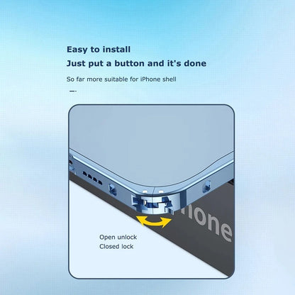 Magnetic Charging Aluminium Case Cover for iPhone 3