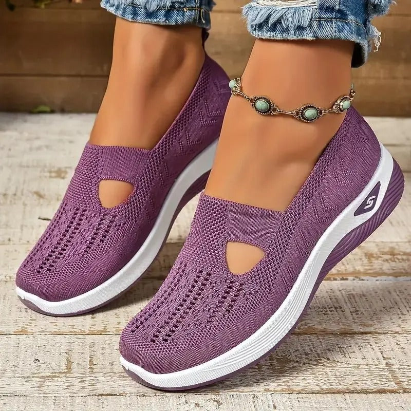 Women's Casual Breathable Slip On Orthopedic Walking Sneakers 3