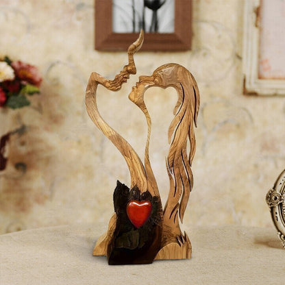 Love eternal wooden decoration ornaments 3