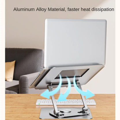 360° Rotating Adjustable Ergonomic Foldable Laptop Stand 3