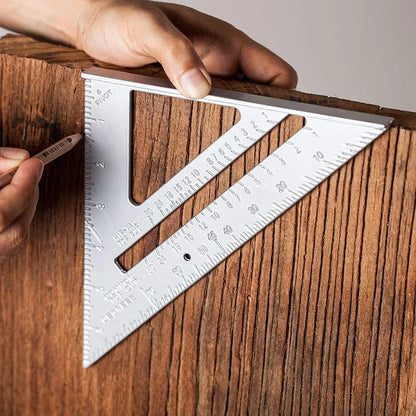 High Precision Aluminum Alloy Triangle Ruler 3