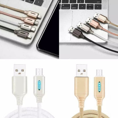 Auto Cut-off Fast Charging Nylon Cable 3