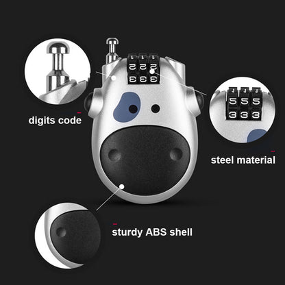 Adjustable Cable Security Combination Lock 3