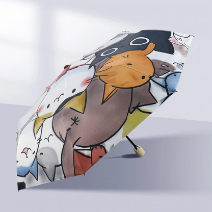 HAPPY CAT AUTOMATIC UV UMBRELLA 3