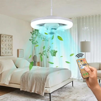 LED Swing Head Fan Light 3