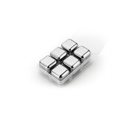 4 PCS Stainless Steel Cocktail Cubes 3