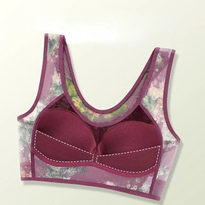 Ice Silk Lace Cooling Comfort Bra 3