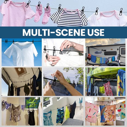 Portable Clothesline for Camping/Backyard/RV 3