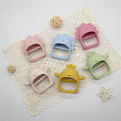 Cute Animal Shaped 3D Silicone Baby Teething Gloves 3