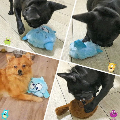 Interactive Monster Plush Giggle Ball Dog Toy 3