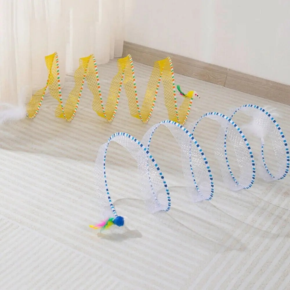 Self-play Cat Hunting Spiral Tunnel Toy 3
