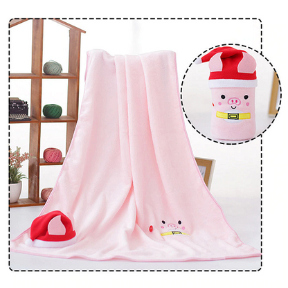 Christmas Gift Cartoon Flannel Blanket 3