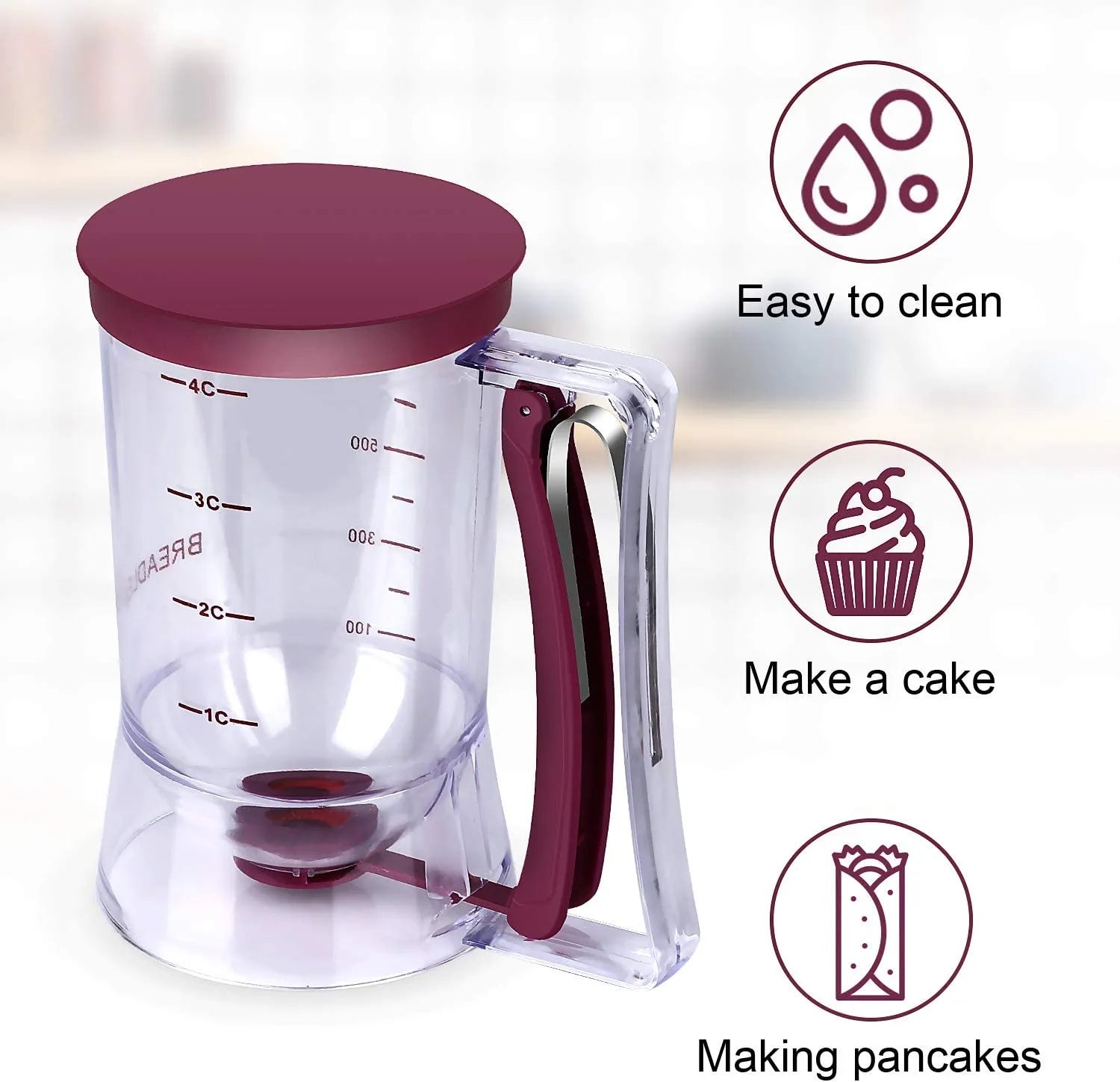 Batter Cupcake Pancake Cake Separator Dispenser Tool 3