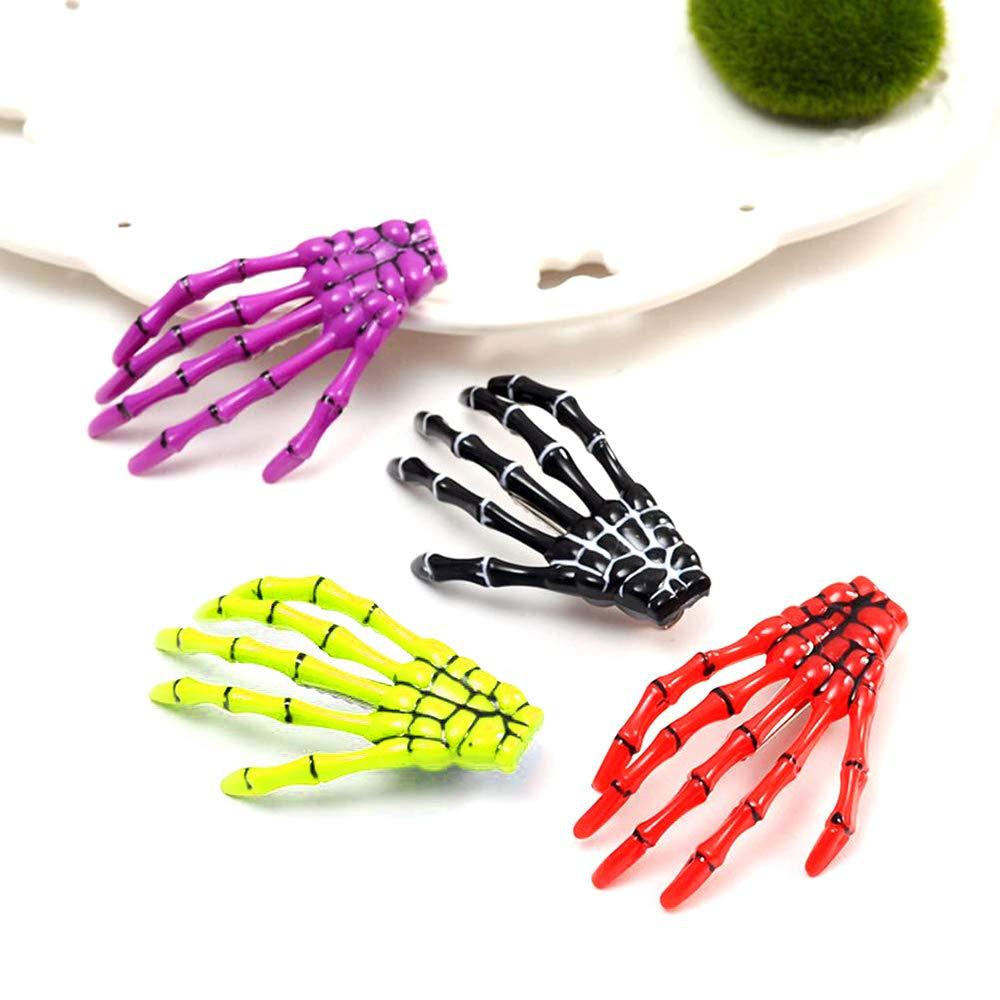 Skeleton hair clips 3