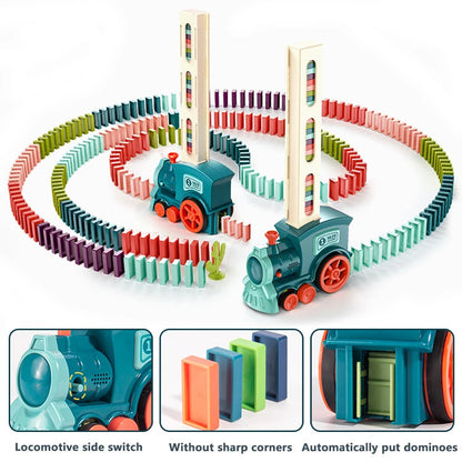 Montessori Automatic Dominos Stacking Toys 3