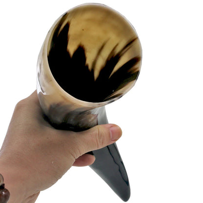 Viking Drinking Horn Mug with Stand 3