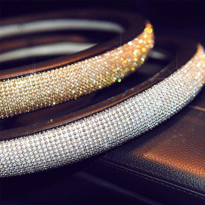 Rhinestone Steering Wheel Cover 3