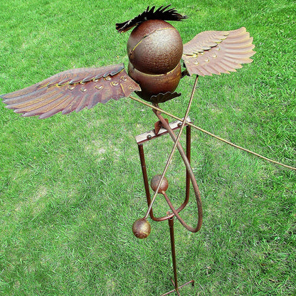 Outdoor Metal Owl Decoration 3
