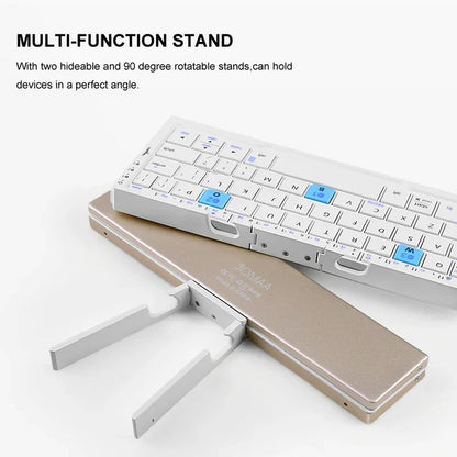 Mini Foldable Bluetooth Keyboard with Magnetic Stand 3