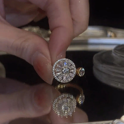 Crystal Anxiety Relief Spinning Ring 3