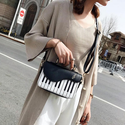 Piano Leather Handbag 3