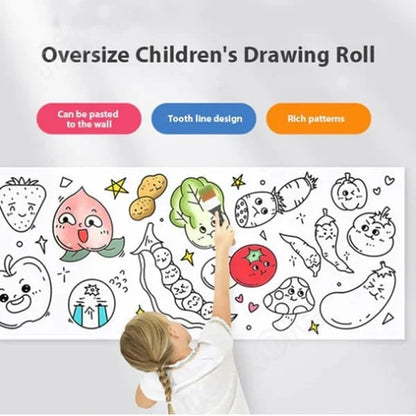Children's Drawing Roll 3