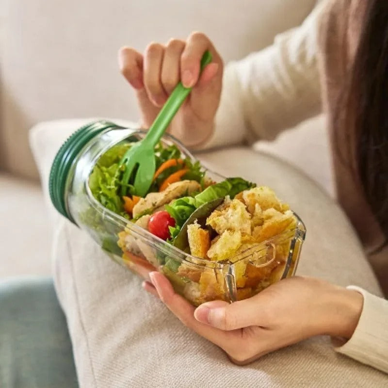 Side-Opening Salad Jar 3