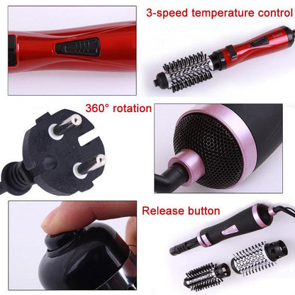 ONE-STEP 2 in 1 Ceramic Rotating Curling Iron Brush 3