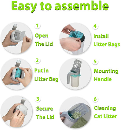 Kitty Litter Scoop Self-cleaning 3