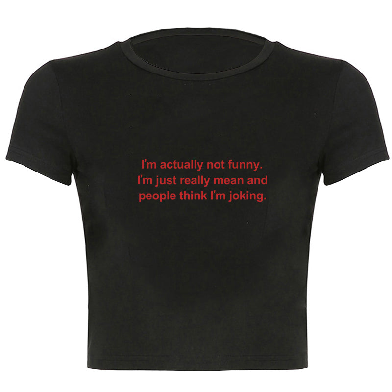 I'm Actually Not Funny T-Shirt 3