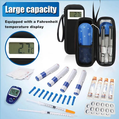 Insulin Cooler Travel Case with Temperature Display 2