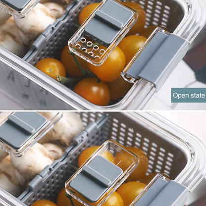 Fresh Produce Vegetable Fruit Storage Containers 3PACKS 3