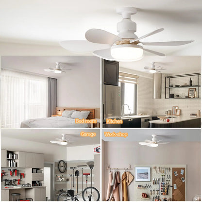 Socket Cooling Fan Smart LED Light 3