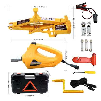 Electric Car Floor Jack 3 Ton All-in-one Automatic 12v Scissor 2