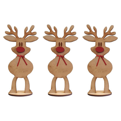Personalized Freestanding Reindeer-5PCS 3