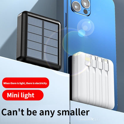 Slim Solar Charging Power Bank 3