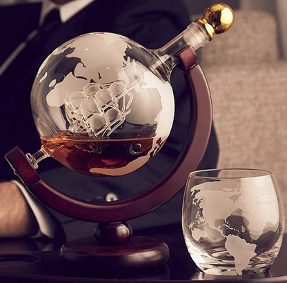 GLOBE DECANTER WITH SHIP 3
