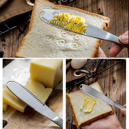 3 In 1 Food Grade 304 Stainless Steel Butter Knife 3