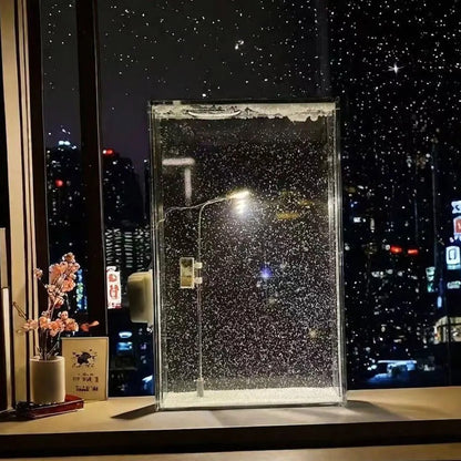 DIY LED Snowfall Display Lamp 3