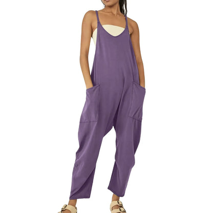 Wide Leg Jumpsuit with Pockets 3